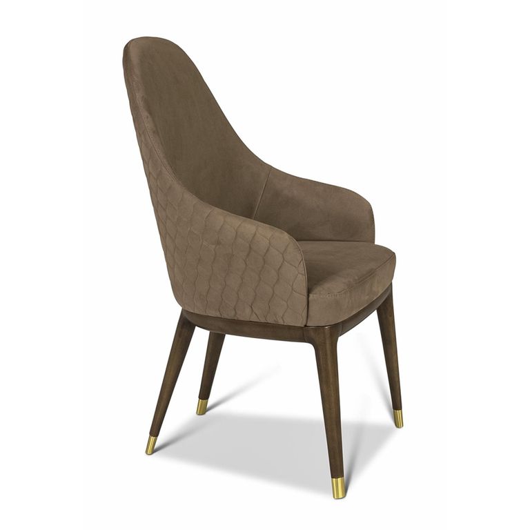 Sylvia Dining Armchair - Leather - Variation Available