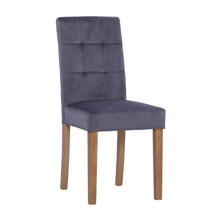 Lundy Round Drop Leaf Dining Set - 2-4 Seater - 30cm-90cm - Ivory Painted - 4 Graphite Fabric Dining Chair