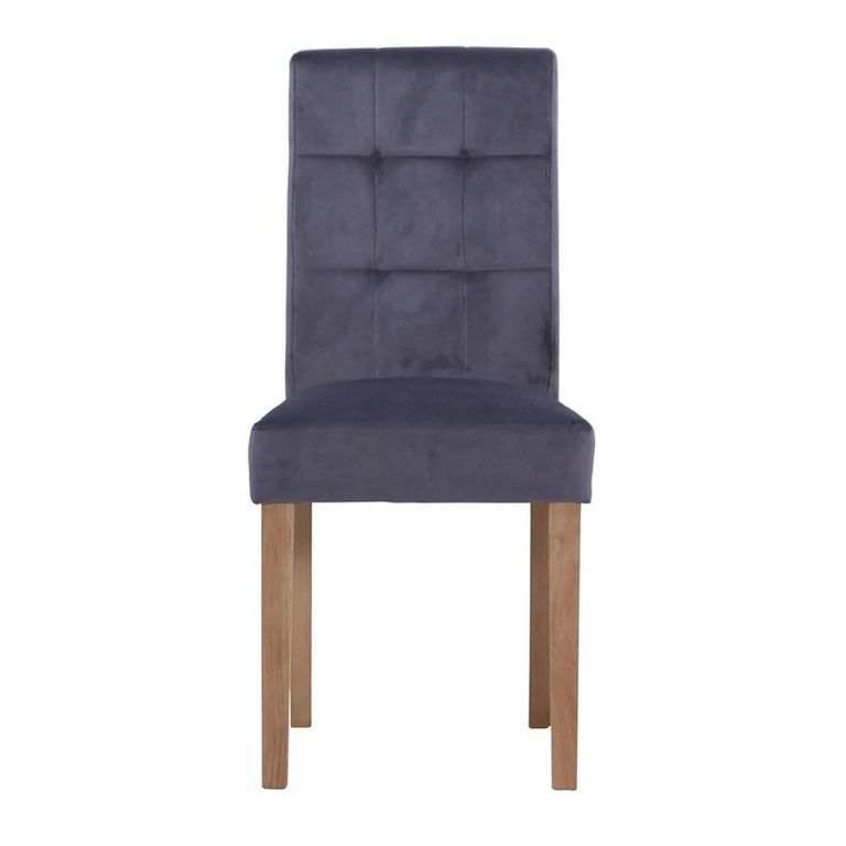 Lundy Square Drop Leaf Dining Set - 2-4 Seater - 30cm-90cm - Ivory Painted - 4 Graphite Fabric Dining Chair