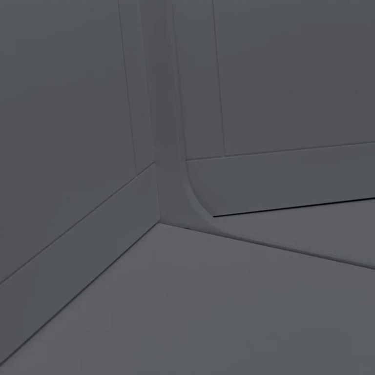 Newport Corner Dining Set - 4 Seater - 109cm - Dark Grey