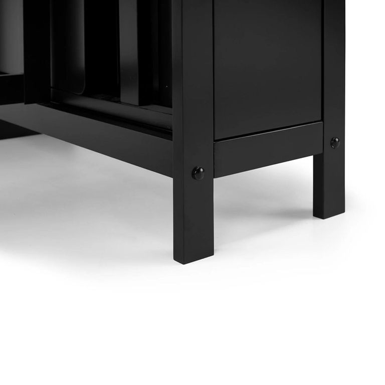 Savoy Gateleg Dining Set - 4 Seater - 120cm - 4 Chairs - Black