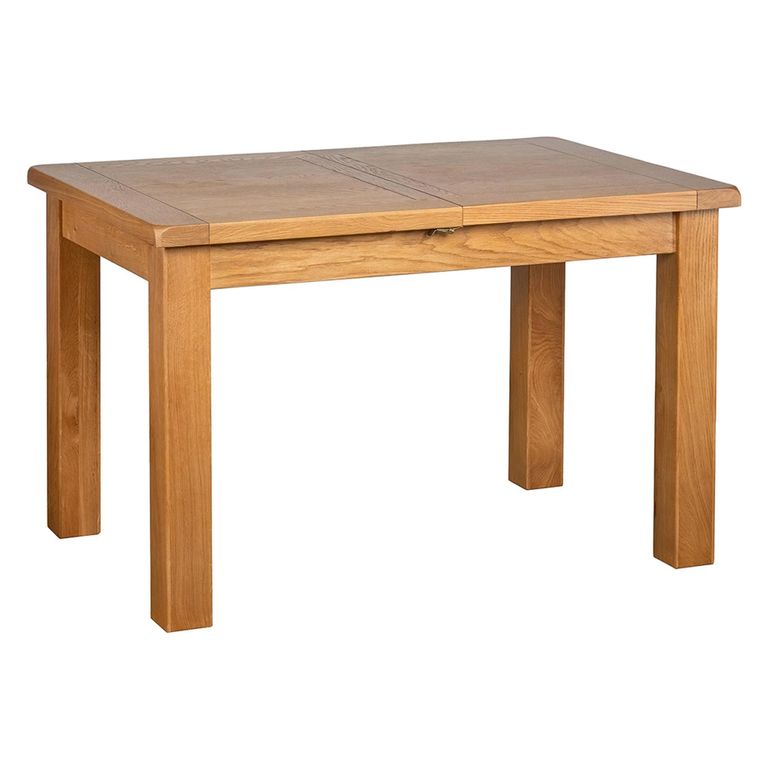 Somer Extending Dining Set - 4-6 Seater - 120cm-153cm - Oak - 4 Toulouse Slatted Back Dining Chair