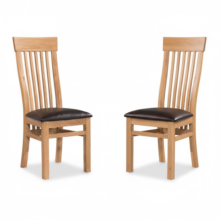 Treviso Extending Dining Set - 4 Seater - 120cm-153cm - Oak