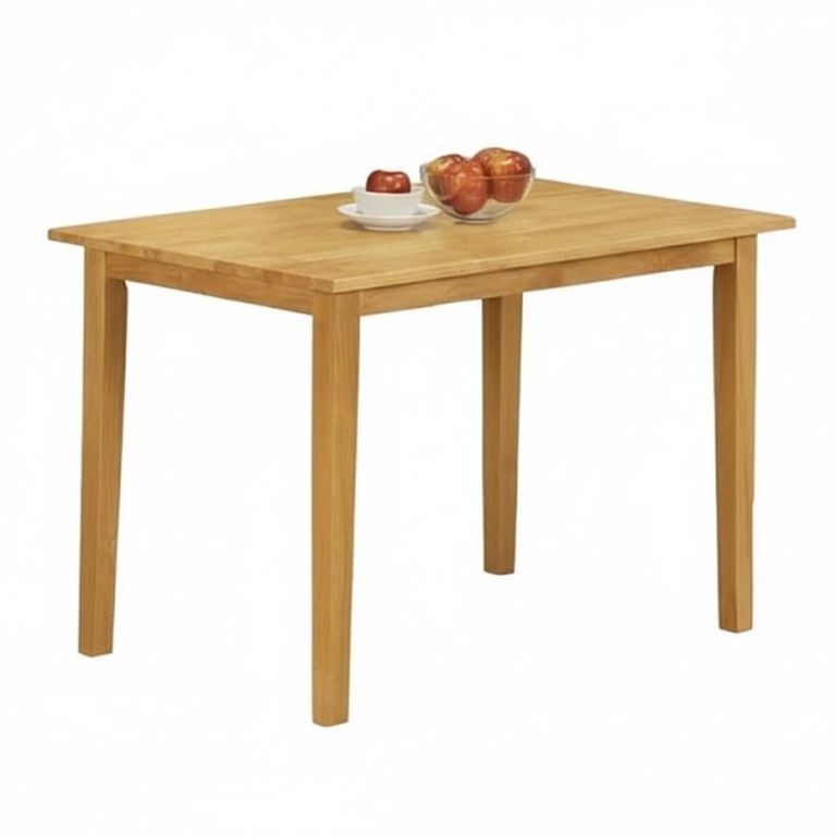 Hanover Dining Set - 4 Seater - 110cm - Light Oak - with 4 Chairs