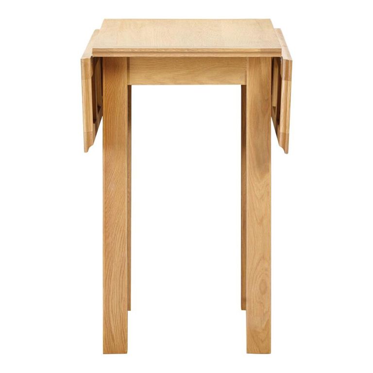 Arlington Dining Set - 4 Seater - 90cm - Oak - with 4 Slatted Back Dining Chairs