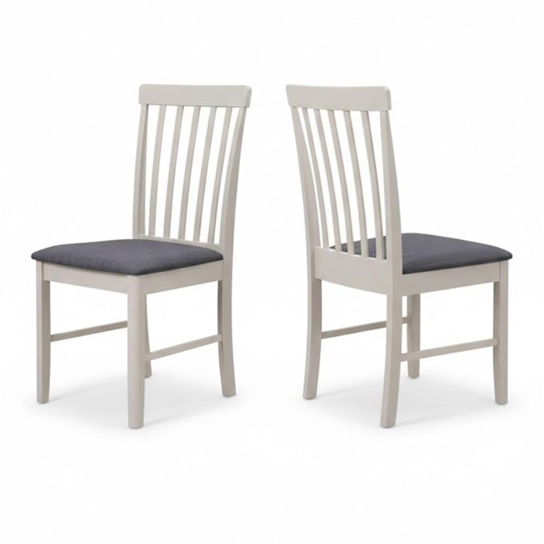 Altona Round Drop Leaf Dining Set - 2 Seater - 61cm-91cm - Oak and Grey