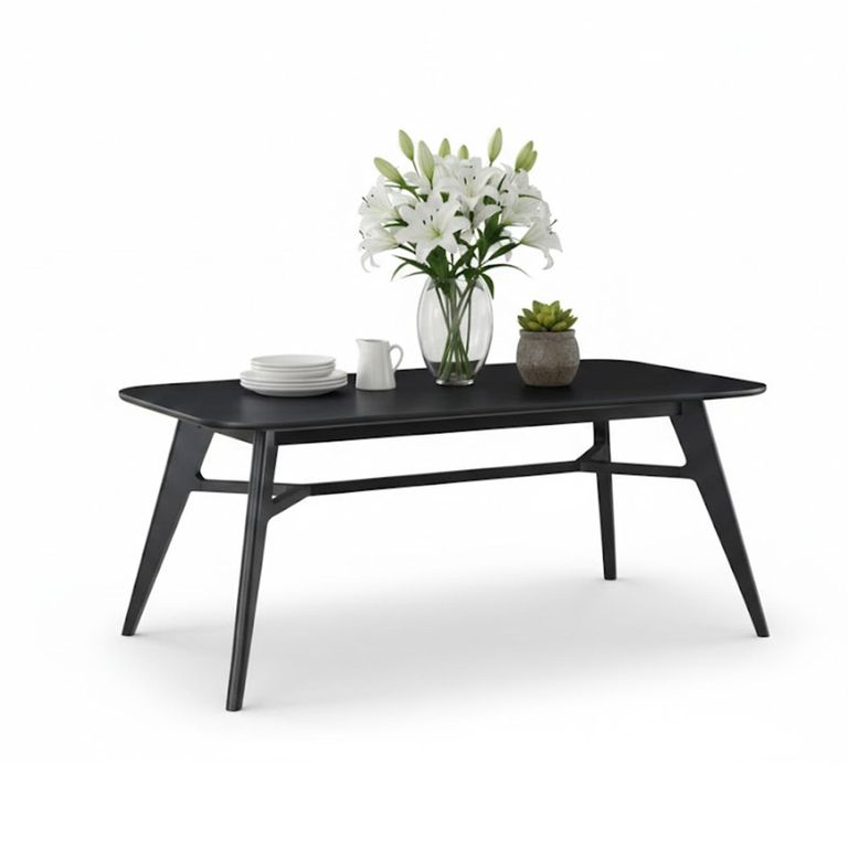 Carrington Dining Set - 6 Seater - 180cm - Black Oak