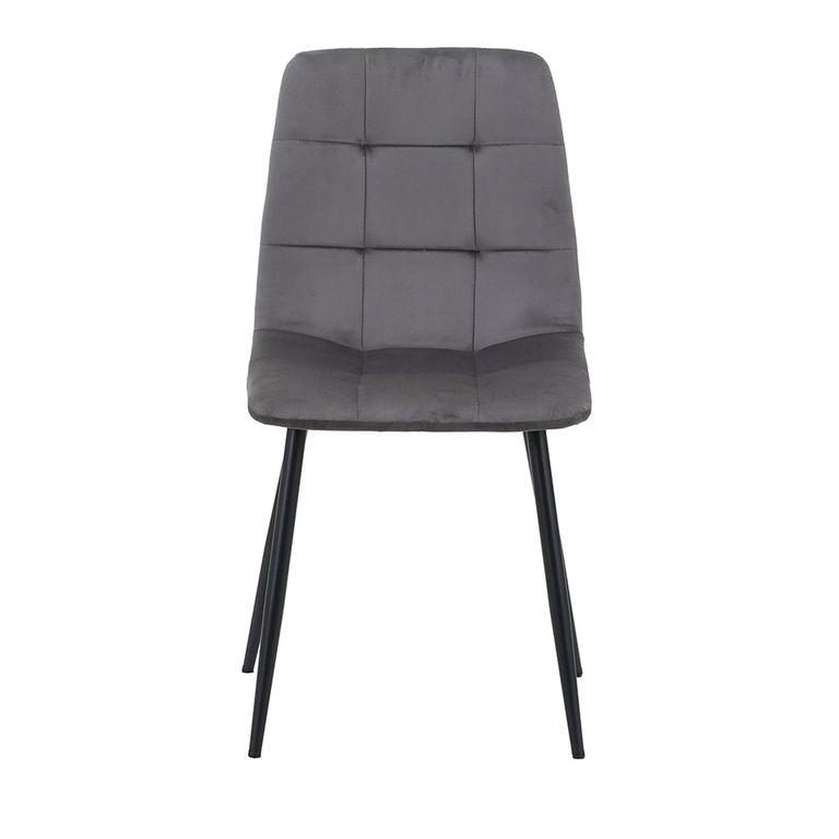 Axel Oval Dining Set - 6 Seater - 160cm - with 2 Grey Chairs and 1 Bench - Oak Fluted