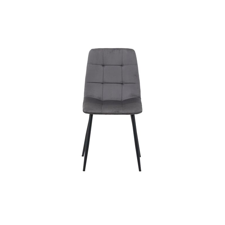 Axel Oval Dining Set - 6 Seater - 160cm - with 2 Grey Chairs and 1 Bench - Walnut Fluted