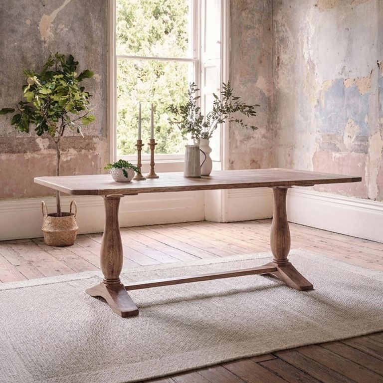 Cannes Dining Set - 8 Seater - 202cm - 8 Chairs - Timber Wood