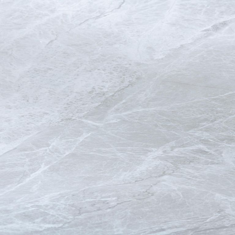 Apollo Grey Ceramic Extending Dining Set - Corona Grey Fabric Dining Chair