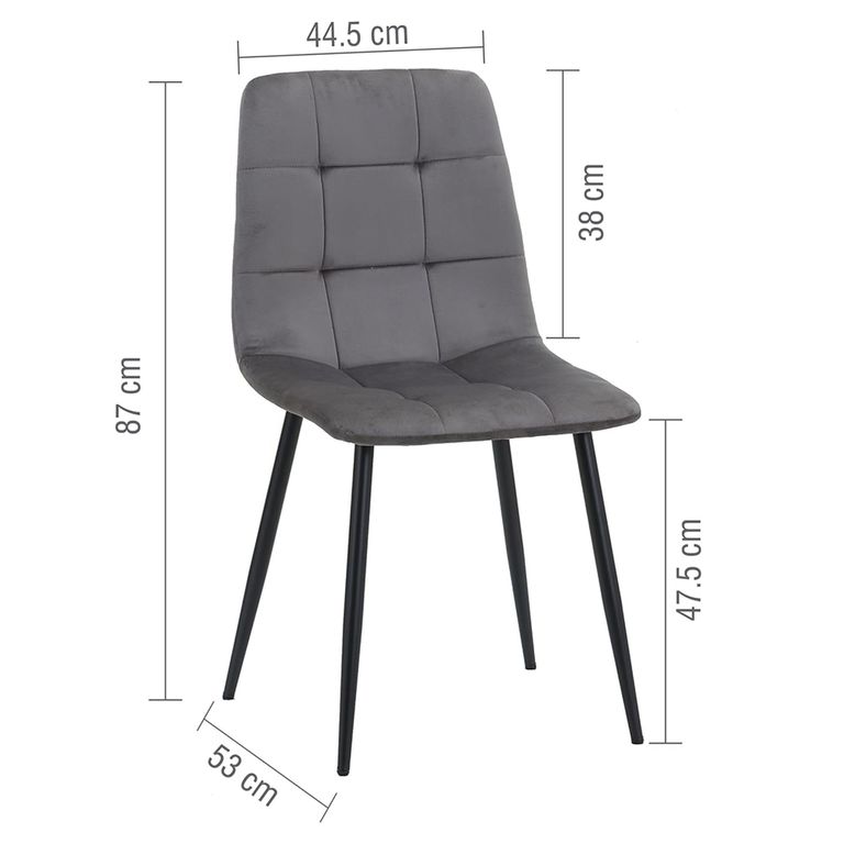 Axel Oval Dining Set - 6 Seater - 160cm - Black Fluted - with 4 Chairs