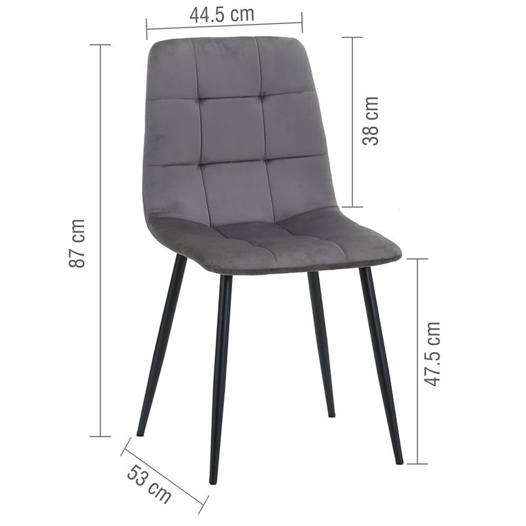 Axel Round Dining Set - 4 Seater - 120cm - Oak Fluted - with 4 Chairs