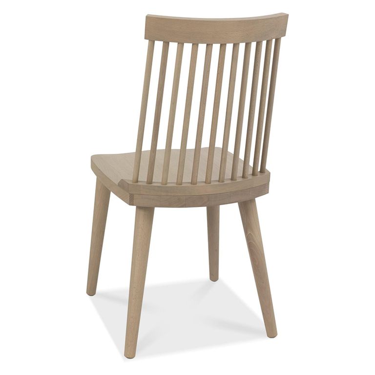 Dansk Scandi Oak Dining Table Set - Ilva Scandi Oak Spindle Chairs