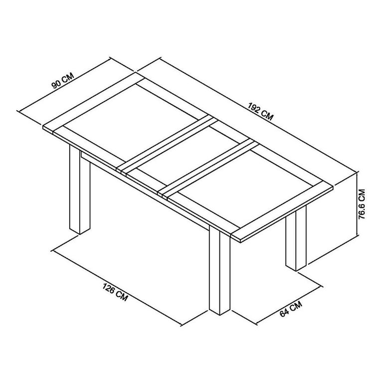 Oakham Dark Grey & Scandi Oak Extending Dining Table Set - 4-6 Seater - 152cm-192cm - 4 Ilva Spindle Chairs - Scandi Oak