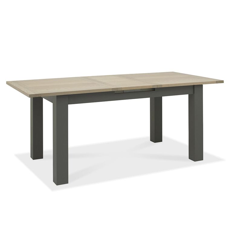 Oakham Scandi Oak Extending Dining Table Set - 4-6 Seater - 152cm-192cm - 4 Eriksen Grey Velvet Chairs