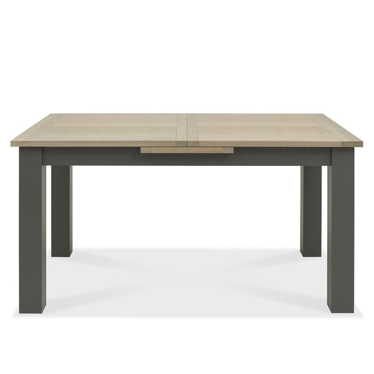 Oakham Scandi Oak Extending Dining Table Set - 4-6 Seater - 152cm-192cm - 4 Eriksen Grey Velvet Chairs