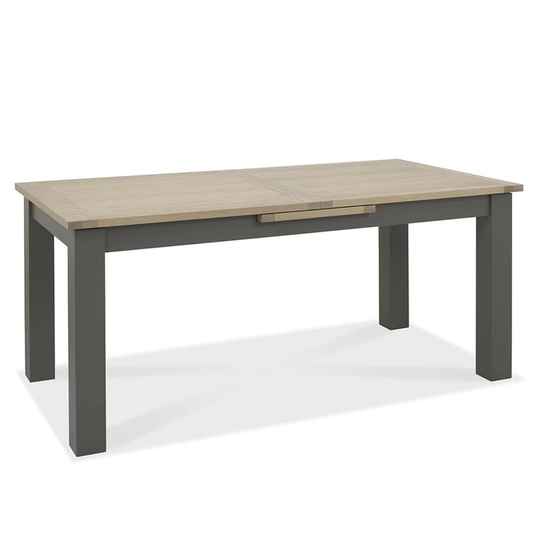 Oakham Scandi Oak Extending Dining Table Set - 6-8 Seater - 180cm-225cm - 6 Eriksen Grey Velvet Chairs