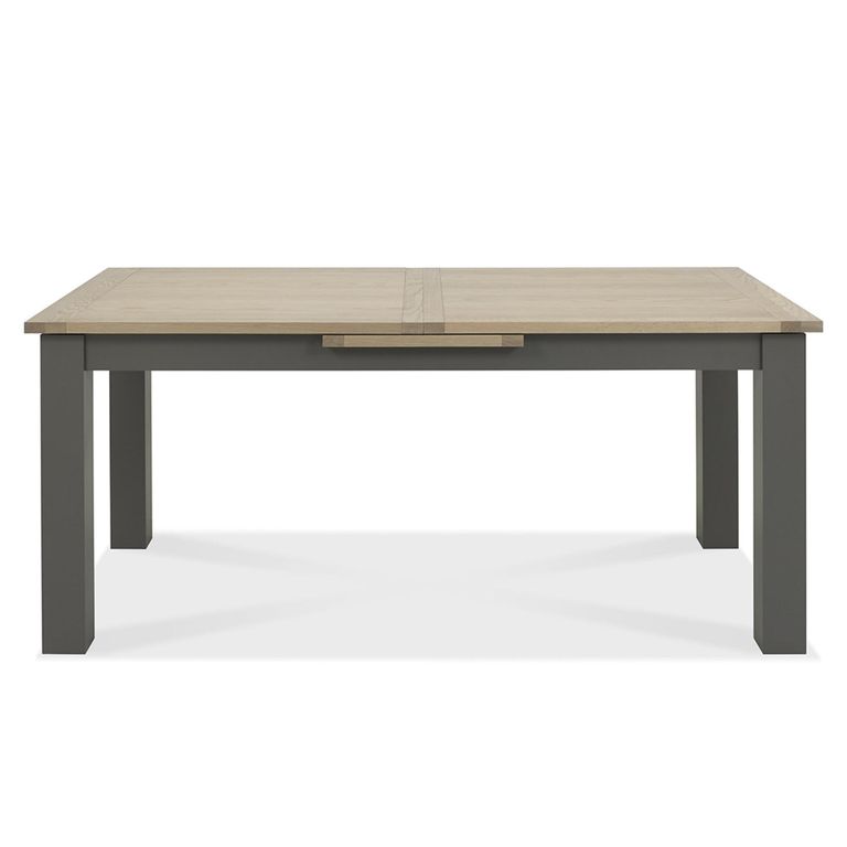 Oakham Scandi Oak Extending Dining Table Set - 6-8 Seater - 180cm-225cm - 6 Eriksen Grey Velvet Chairs