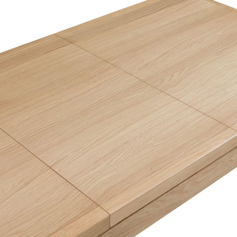 Curve Extending Dining Set - 6-8 Seater - 150cm-200cm - Oak