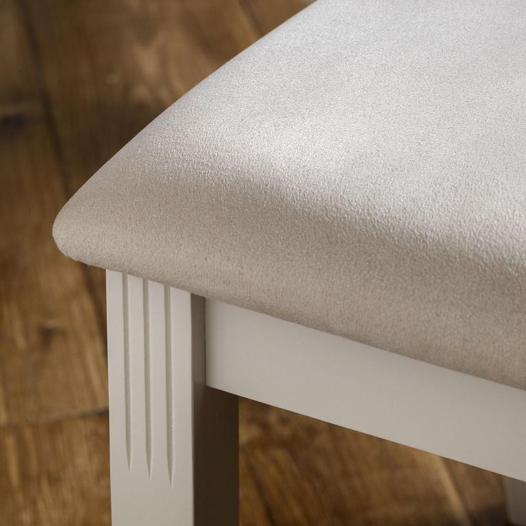 Davenport Extending Dining Set - 4-6 Seater - 150cm-190cm - Ivory