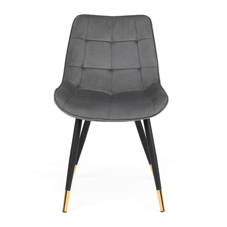 Findlay Dining Set - Walnut - 4-6 Seater - 160cm - Hadid Grey Chairs