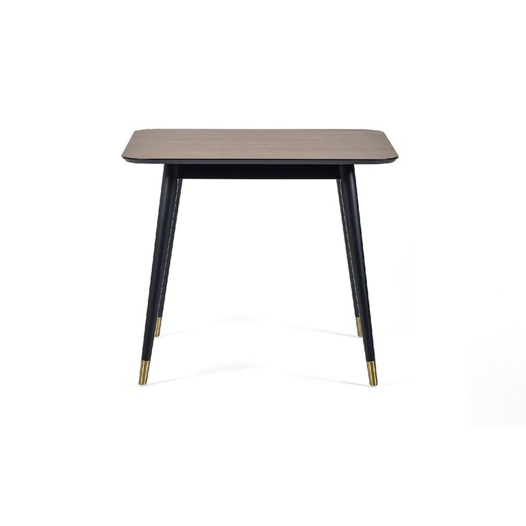 Findlay Dining Set - Walnut - 4 Seater - 90cm - Square - 4 Delaunay Blue Chairs