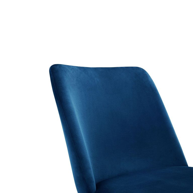 Findlay Dining Set - Walnut - 4 Seater - 90cm - Square - 4 Delaunay Blue Chairs