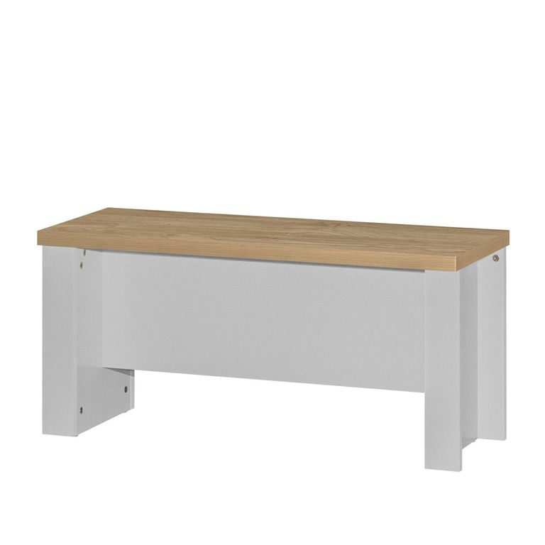 Highgate Dining Set - 2 Seater - 1180cm - with 2 Benches - Grey Painted