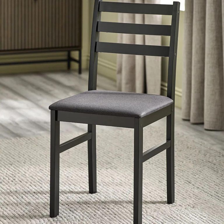 Keats Dining Set - 4 Seater - 110cm - Black