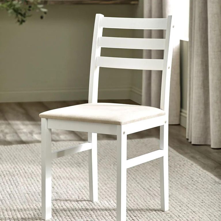 Keats Dining Set - 4 Seater - 110cm - White