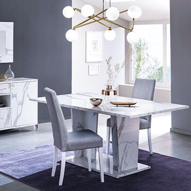 Vittoria Italian Extending Dining Set with 2 Chairs