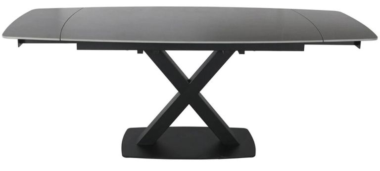 Vernal Extending Dining Table - 4-8 Seater - 140cm-200cm - Grey Sintered Stone