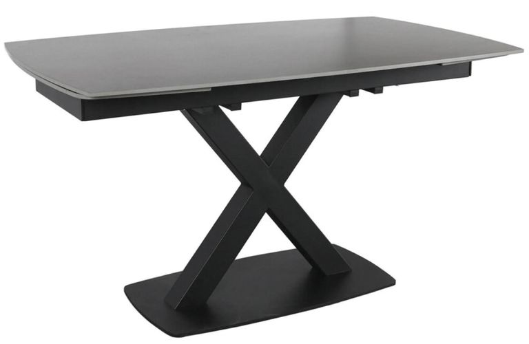 Vernal Extending Dining Table - 4-8 Seater - 140cm-200cm - Grey Sintered Stone