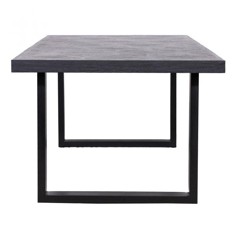 Blax Black Geometric Cube 8 Seater Dining Table