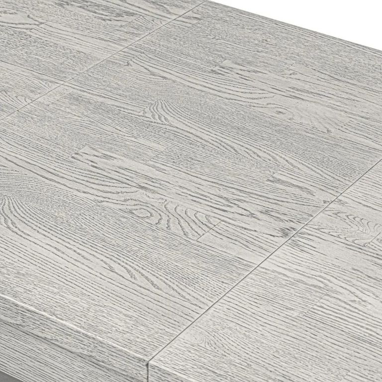 Amsterdam Extending Dining Table - 6-8 Seater - 160cm-210cm - Grey Washed Oak