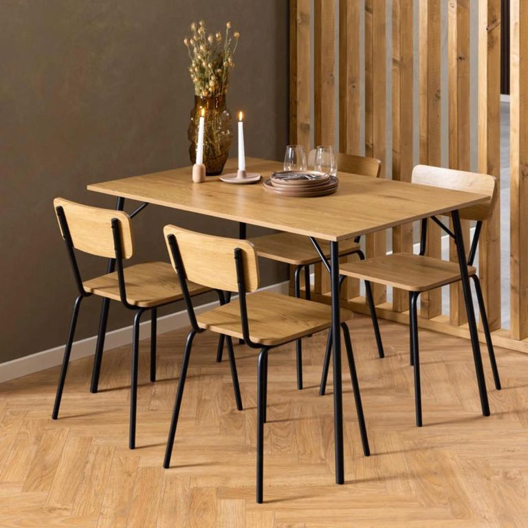 Peru Dining Table - 4 Seater - 120cm - Oak