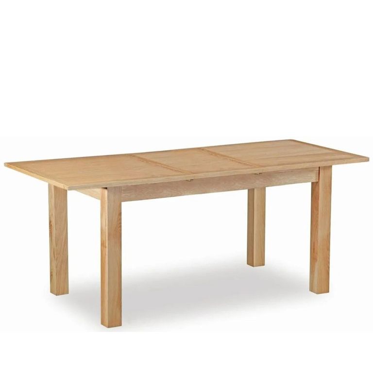 New Trinity Extending Dining Table - 4-6 Seater - 120cm-165cm - Natural Oak