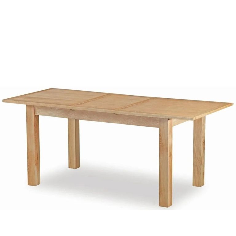 New Trinity Extending Dining Table - 4-6 Seater - 120cm-165cm - Natural Oak