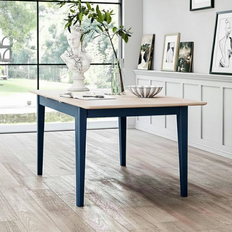 Marlow Extending Dining Table - 150cm-200cm - 6-8 Seater - Blue