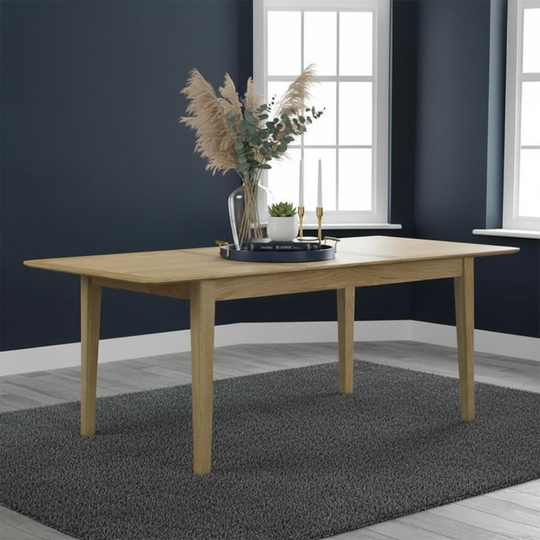 Bath Butterfly Extending Dining Table - 150cm-200cm - 6-8 Seater - Oak