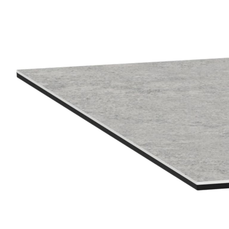 Marbella Dining Table - 8 Seater - Pedestal - 200cm - Grey Ceramic