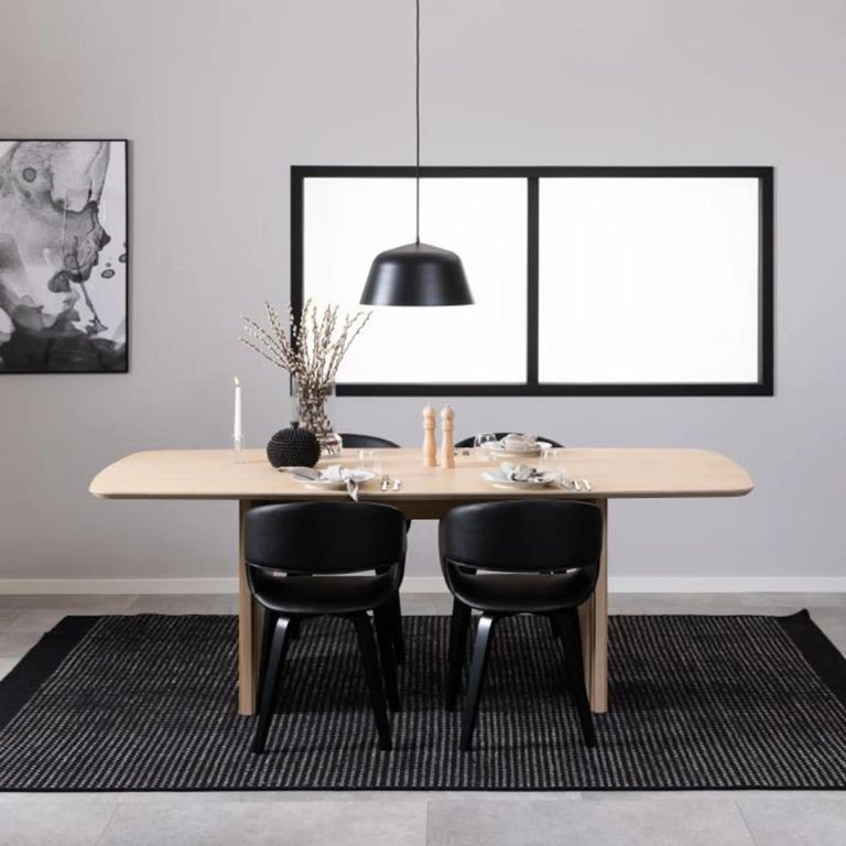 Christo Dining Table - 8 Seater - Fluted - 220cm - White Oak