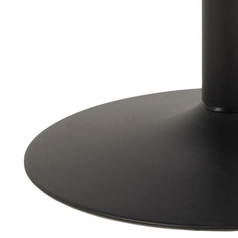 Ibiza Round Dining Table - 4 Seater - 110cm - Black