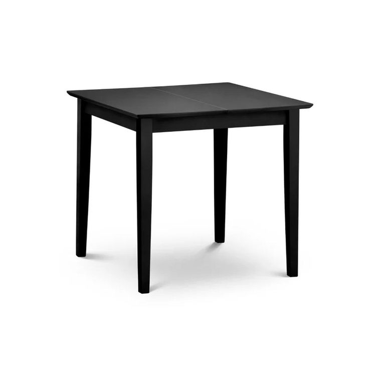 Rufford Extending Dining Table - 2-4 Seater - 80cm-120cm - Black