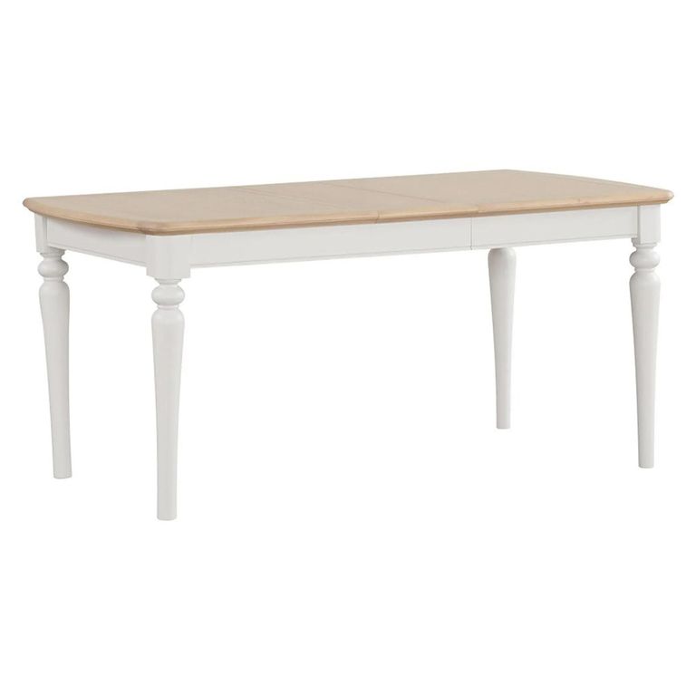 Cromwell Extending Dining Table - 4-6 Seater - 136cm-196cm - Grey Painted