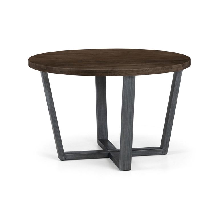 Brooklyn Dining Table - 4 Seater - 120cm - Round - Dark Oak