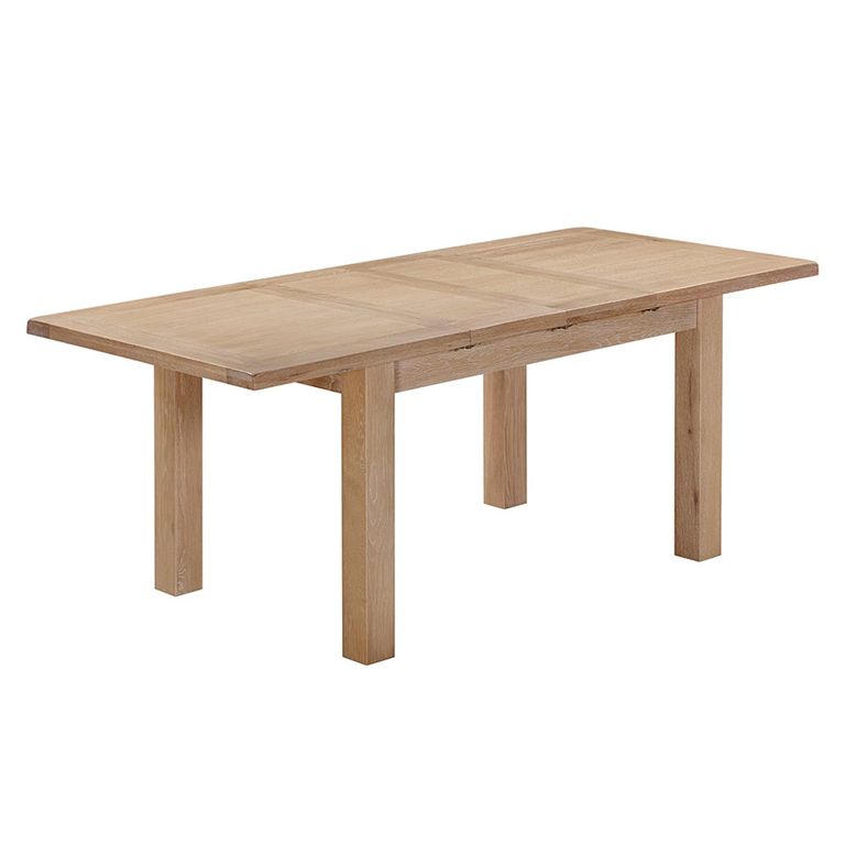 Wilmont Extending Dining Table - 4-8 Seater - 132cm-198cm - Oak