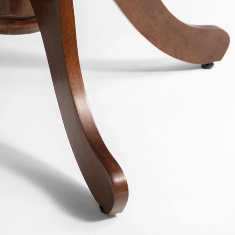 Canterbury Round Extending Dining Table - 2-4 Seater - 90cm-120cm - Mahogany