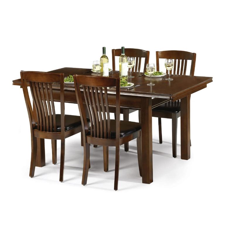 Canterbury Extending Dining Table - 4-6 Seater - 120cm-160cm - Mahogany